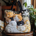 子猫たちの夢 キルティングバッグ